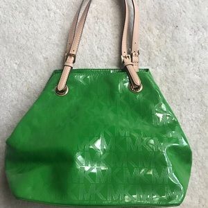 Michael Kors green purse